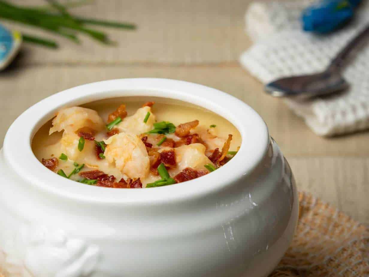Keto Shrimp and Bacon Chowder Better Than Bread Keto