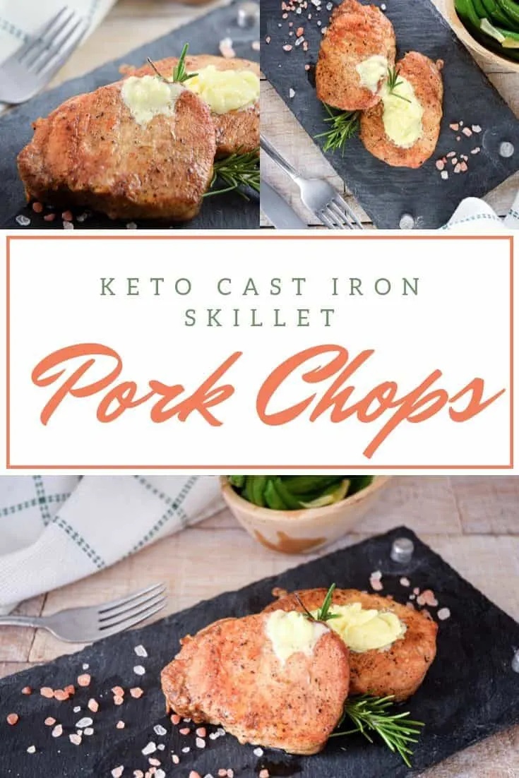 Keto Cast Iron Skillet Pork Chops
