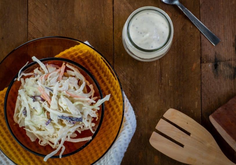Super Simple Keto Coleslaw Dressing Better Than Bread Keto