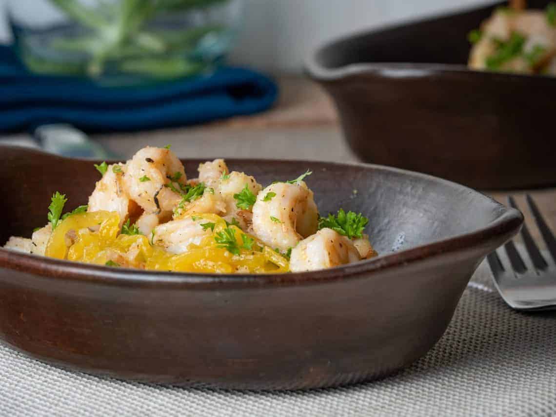 Buttery Keto Shrimp Scampi