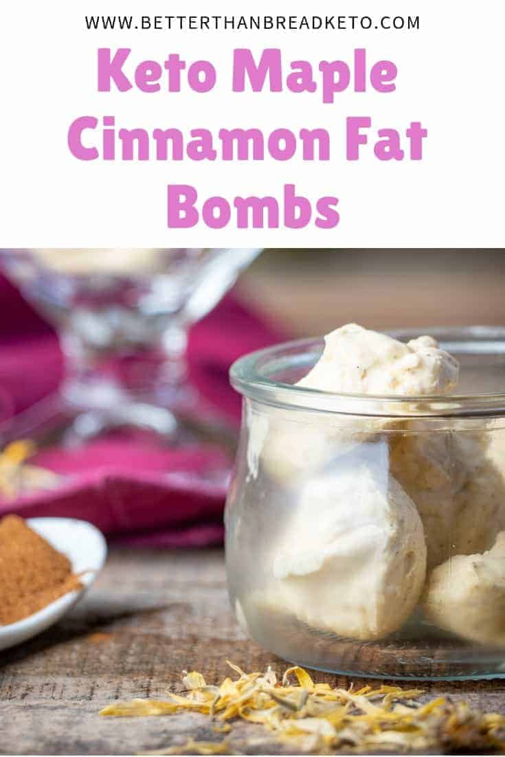 Keto Maple Cinnamon Fat Bombs