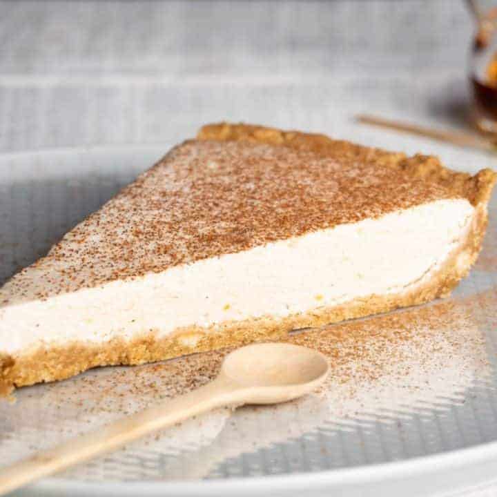 Keto No-Bake Pumpkin Pie Cheesecake