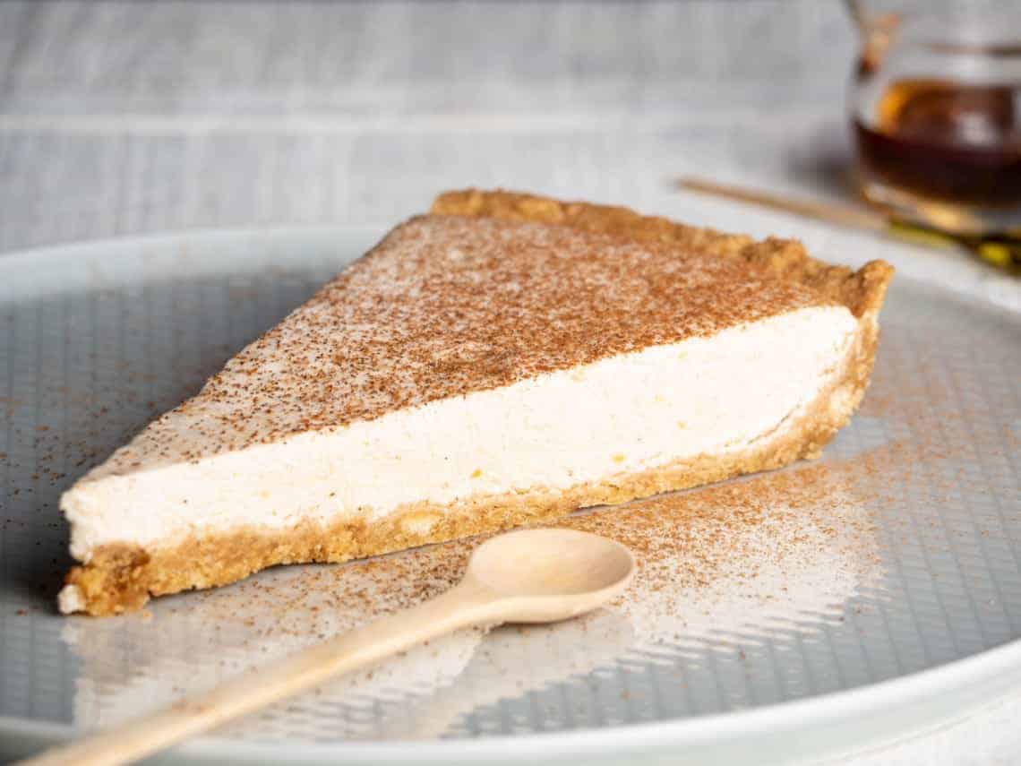 Keto No-Bake Pumpkin Pie Cheesecake