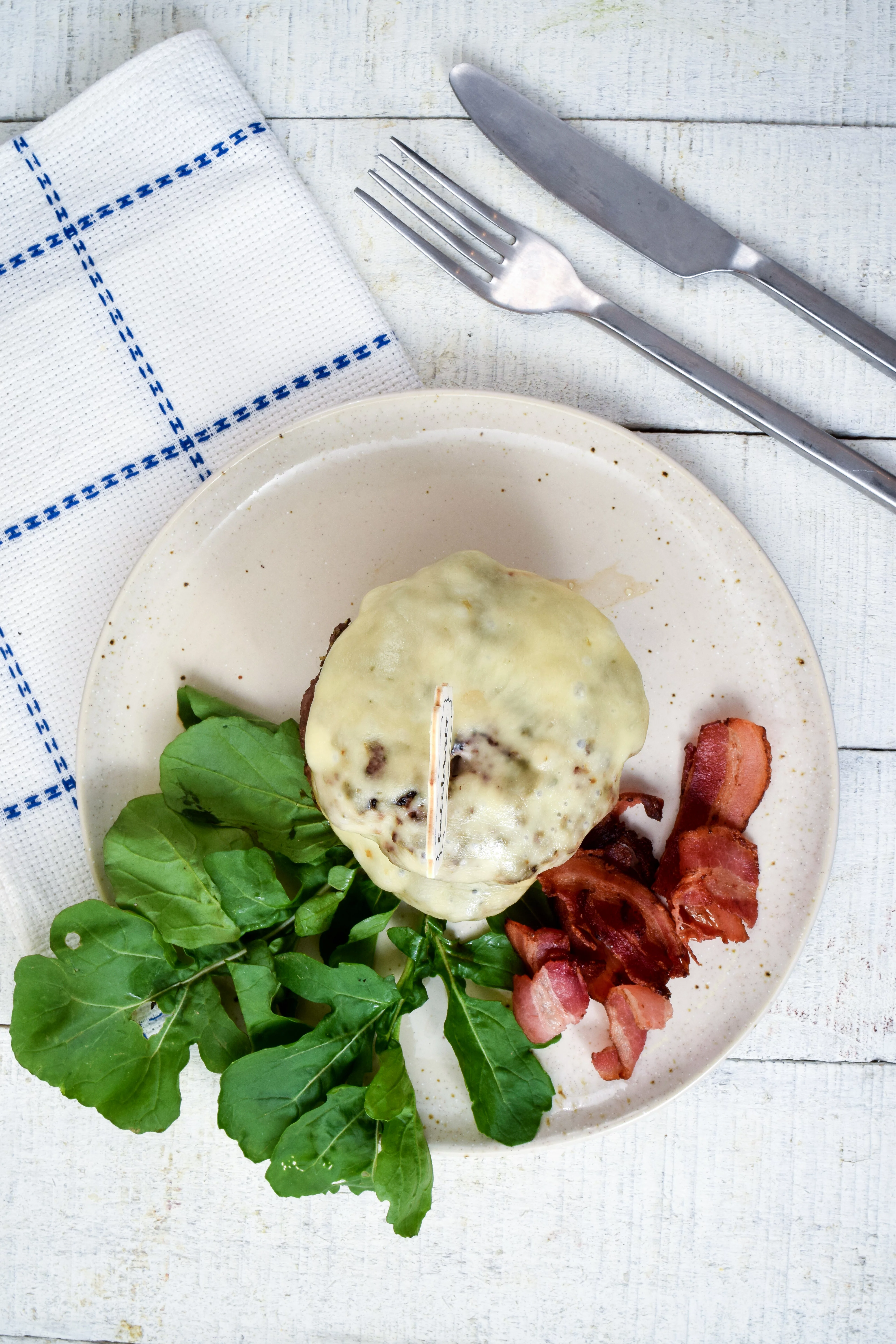 Keto Air Fryer Double Cheese Burger