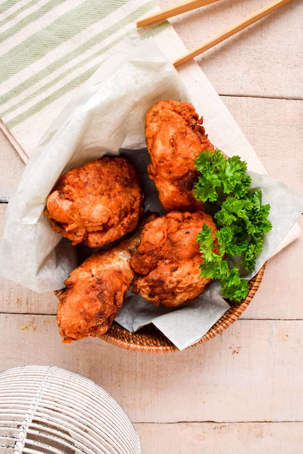 Keto Flourless Fried Chicken