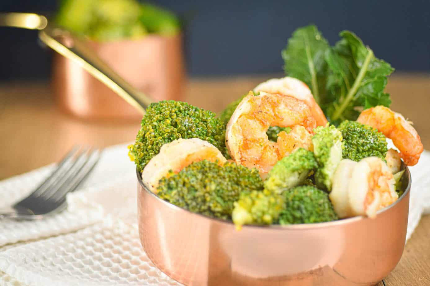 Keto Parmesan Shrimp and Broccoli Better Than Bread Keto