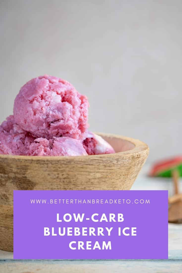 Low-Carb Blueberry Ice Cream