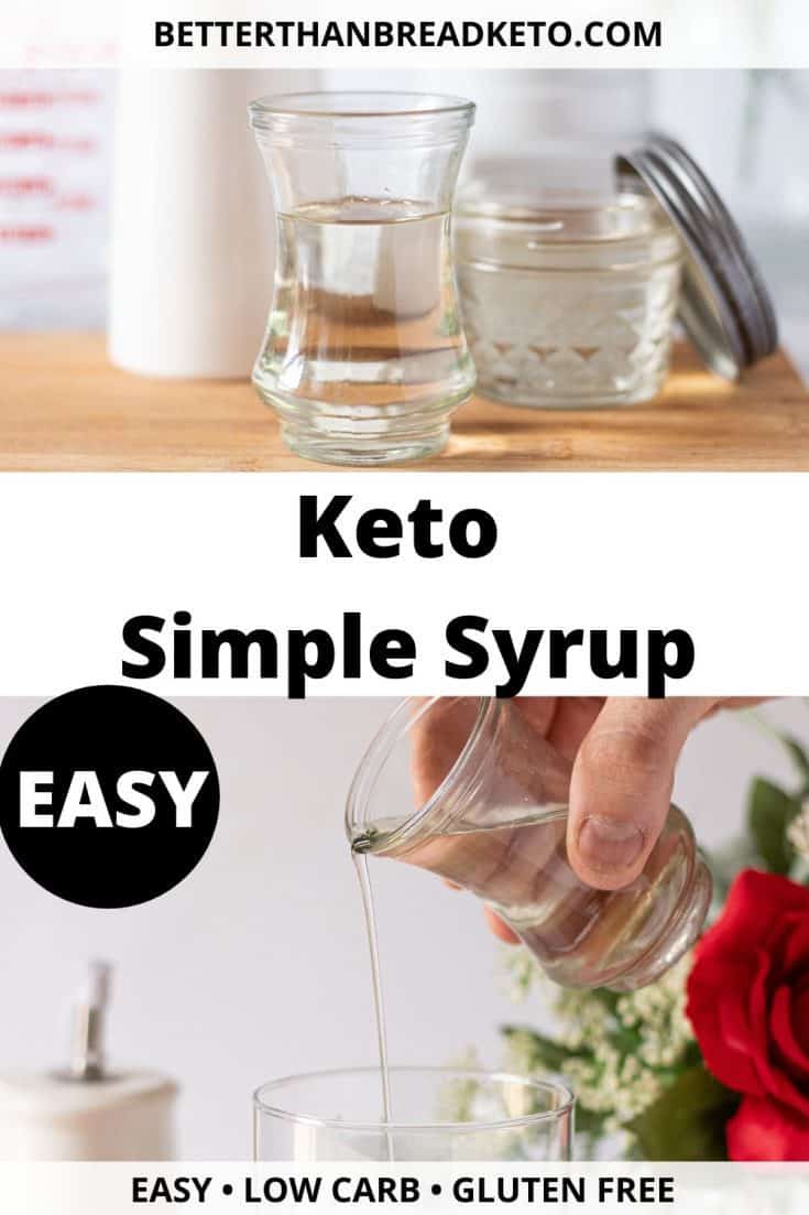 Keto Simple Syrup | Better Than Bread Keto