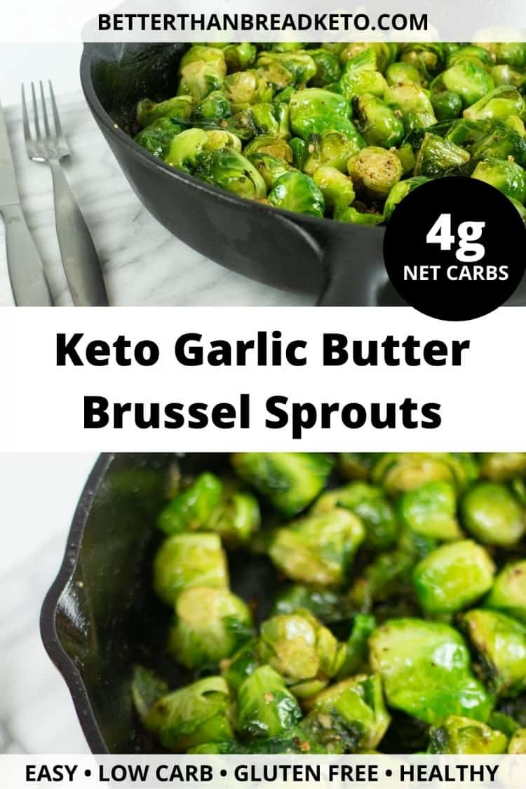 Keto Garlic Butter Brussel Sprouts Better Than Bread Keto