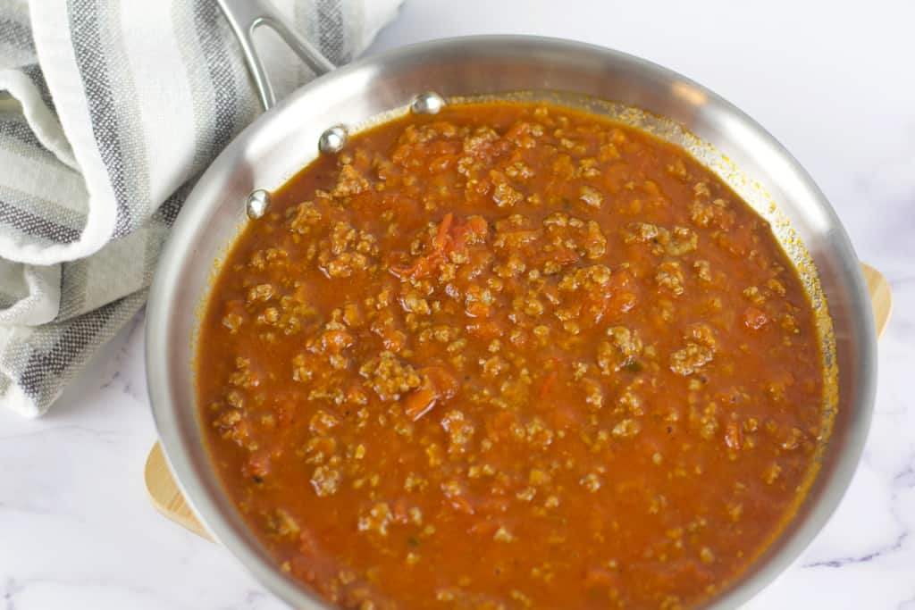 Low-Carb Spaghetti Meat Sauce