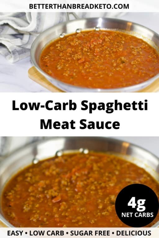 LowCarb Spaghetti Meat Sauce Better Than Bread Keto