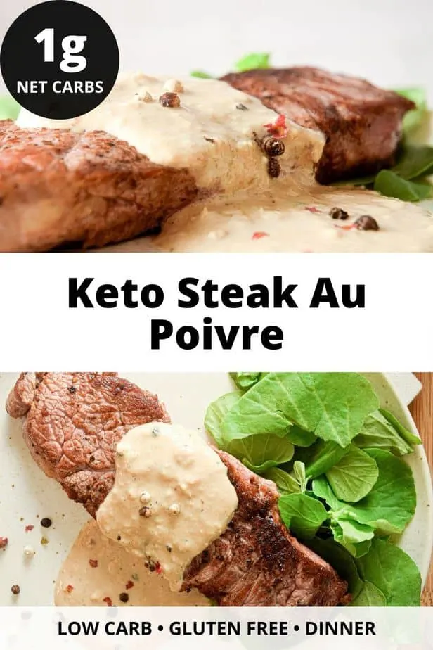 Keto Steak Au Poivre